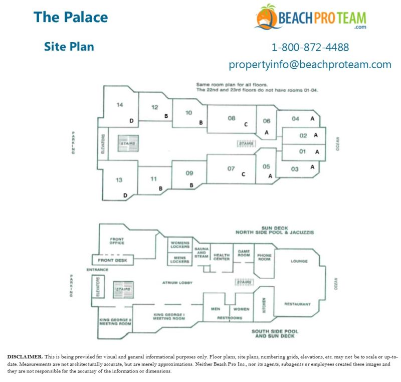 The Palace Site Plan